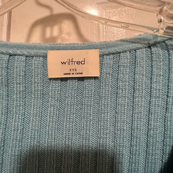 Aritzia Wilfred Little Pearl Cardigan - Blue - Picture 3 of 4